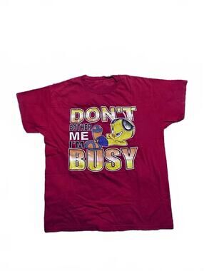 2000s Looney Tunes Tweety Bied Graphic tee Measures Size XL
